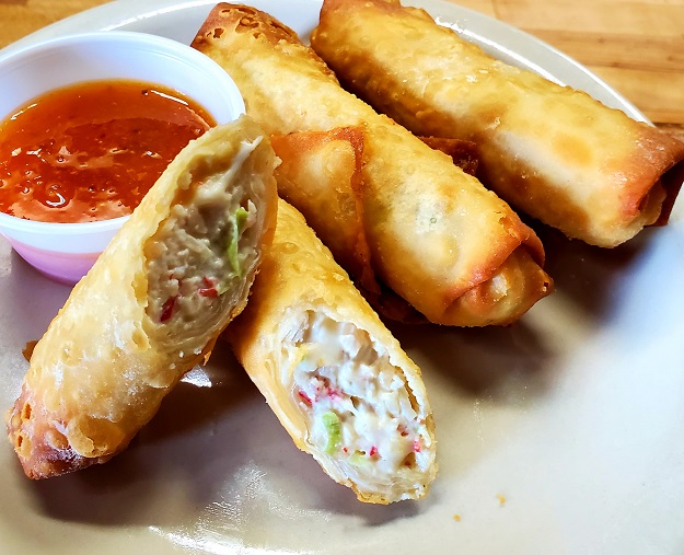 Crab Rangoon Egg Roll Loop Brewing Company